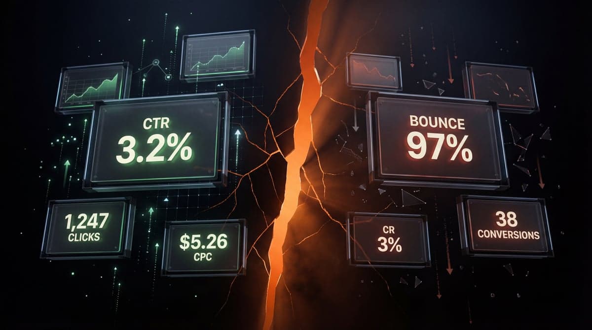 Why Your Ads Convert But Your Landing Page Doesn't